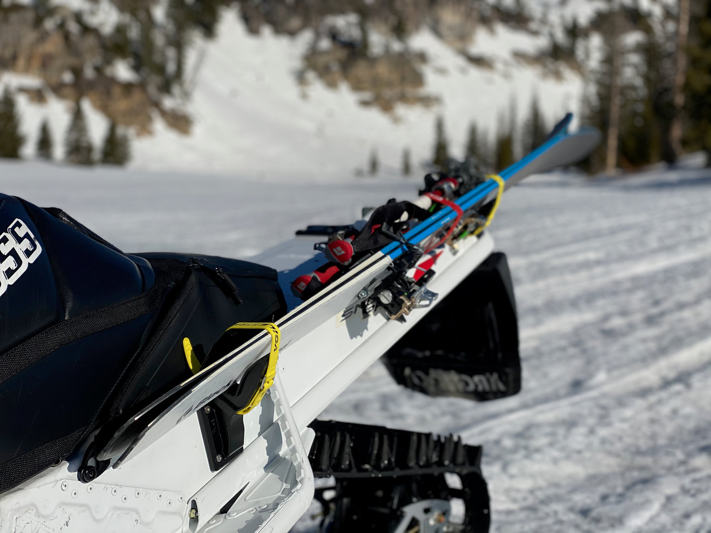 Universal Snowmobile Ski Rack System