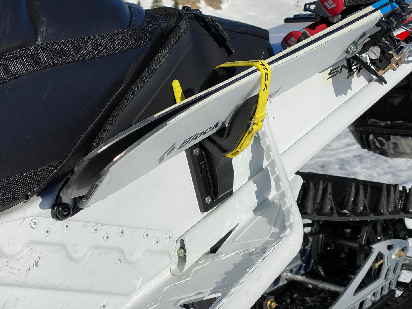 Universal Snowmobile Ski Rack System