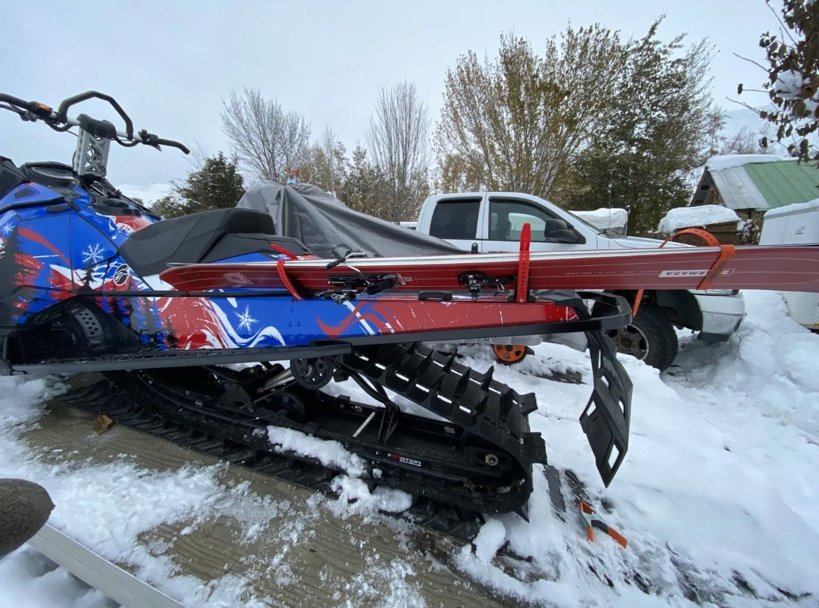 Universal Snowmobile Ski Rack System