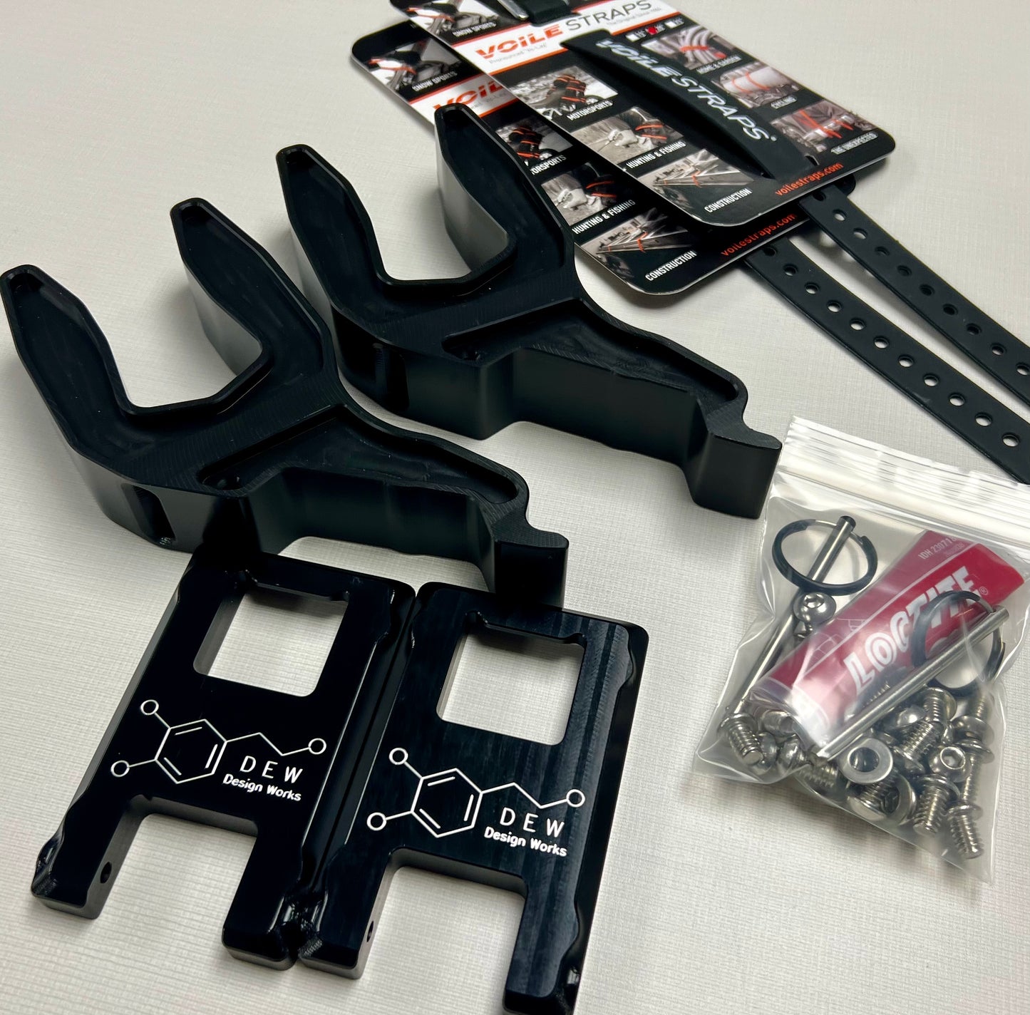 Universal Snowmobile Ski Rack System
